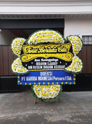 Papan Bunga Duka di Palebon