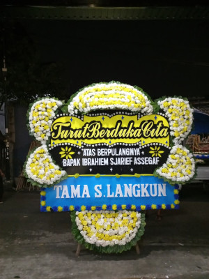 Papan Bunga Duka di Palebon